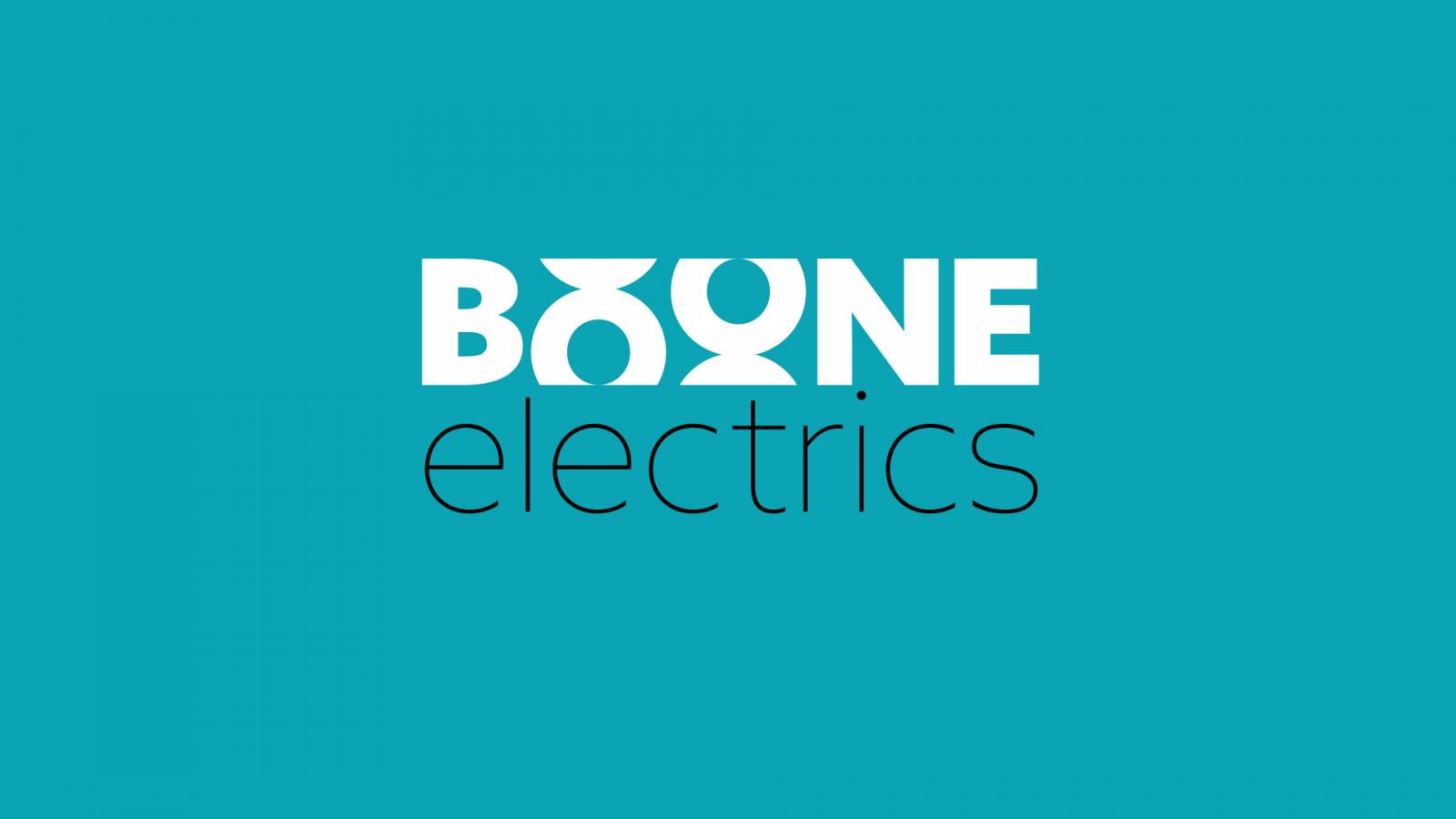 branding huisstijl boone electrics logo typografie