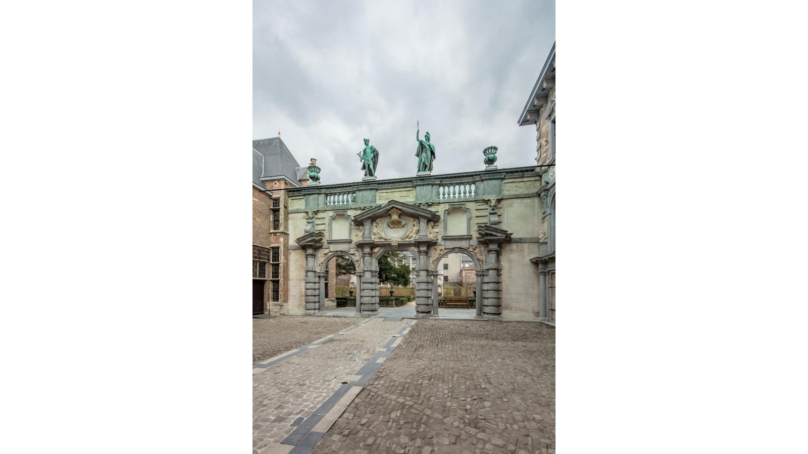 Rubenshuis Antwerpen erfgoed fotografie door Dtonic® portiek